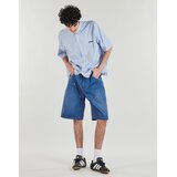 Edwin Kratke hlače &amp;amp; Bermuda Double Knee Worker Short Modra Slike
