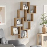  Zidna kockasta polica Artisan hrast 90x15x119,5 cm | shoptok.hr