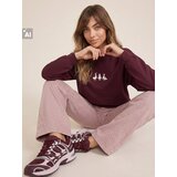 Sinsay Crewneck majica s izvezenim patkama | shoptok.hr