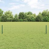 Euro ograda s postom 10 x 0,4 m Čelik premazan PVC-om Zelena | shoptok.hr