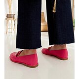 Gemre Pink loafers decorated with a chain Kuens | Shoptok.si