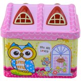 Metalna kasica za štednju u obliku kućice - sova | shoptok.hr