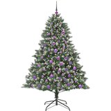 vidaXL Umjetno božićno drvce s stalakom Zelena 126 x 126 x 180 cm | shoptok.hr