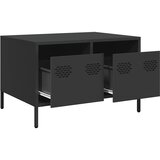 TV ormarić crni 68x50x43,5 cm hladno valjani čelik | shoptok.hr
