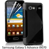  Gumijasti / gel etui za Samsung Galaxy S Advance i9070 (več barv in vzorcev) Cene