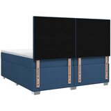  Boxspring krevet s madracem Plava 200 x 200 cm Tkanina | shoptok.hr