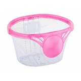  Korpa dečija sitno pletena sa plastičnim štitnikom roza | Eponuda.com