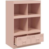 vidaXL Visoka omarica bela 67x39x95 cm jeklo | Shoptok.si