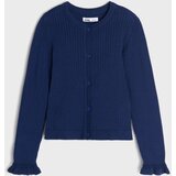 Sinsay Pamučni kardigan s ukrasnim volanima | shoptok.hr