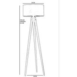 Opviq podna lampa tripod siyah 941RTN1396 | ePonuda.com