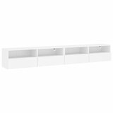  Zidni TV ormarići 2 kom bijeli 100x30x30 cm konstruirano drvo | shoptok.hr