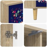  ormar MAINZ 102 x 33 x 50 cm Sonoma Konstruirano drvo | shoptok.hr