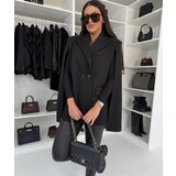 Beloved Addyson poncho plašč črn | Shoptok.si