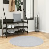  Tepih HUARTE kratkih vlakana mekani i perivi sivi Ø 100 cm | shoptok.hr