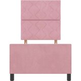 vidaXL Krevet Okvir Ružičasta 80x200 cm Baršun | shoptok.hr