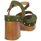 Carmela Sandali & Odprti čevlji 160623 Zelena | Shoptok.si