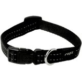 Rogz classic ogrlica za pse sa reflektujućim šavom m — 26–40 cm crna | Eponuda.com