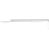  Okvir tende S LED lampica Bijelo 400 × 300 cm Aluminij | Eponuda.ba