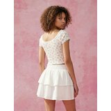 Sinsay Bluza s cvjetnim uzorkom s čipkastim obrubom | shoptok.hr