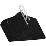 The Living Store Obešalniki 20 kosov nedrseči črni žamet - Obešalnik, (21494602) | Shoptok.si