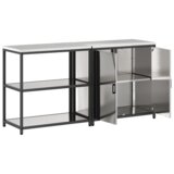  Kuhinjski set za pohranu 2 pcs Srebrna 180 x 50 x 92 cm | shoptok.hr