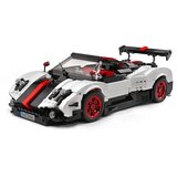 Kockice za slaganje sportskog automobila sa 960 elemenata - bijeli | Shoptok.si