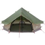 Tipi šator s krovom Zelena 700 x 700 x 395 cm Poliester i čelik | Eponuda.com