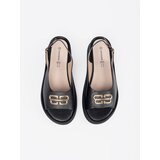 GOODIN Flat sandals black with decoration | shoptok.hr