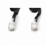 Digitus telefonski kabel spirala 0,3m (2,0m) črn | Shoptok.si