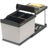 Alveus ALBIO Kanta za smeće 1x16L+2x7.5 l, Roze Cijene