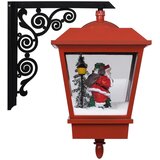  Božićna zidna svjetiljka s Djedom Mrazom LED crvena 40x27x45 cm | shoptok.hr