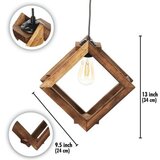 Opviq square antiquation brown chandelier | ePonuda.com
