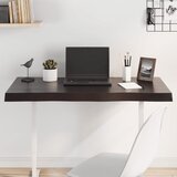 Stolna ploča tamnosmeđa 100x50x(2-6) cm obrađena hrastovina | shoptok.hr