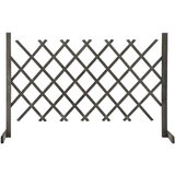 vidaXL Vrtna mrežasta ograja siva 120x90 cm trden les jelke, (20765727) | Shoptok.si