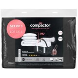 Compactor Črne vakuumske plastične škatle za shranjevanje v kompletu 3 ks 65x45x27 cm Black Edition – | Shoptok.si