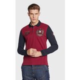 Aeronautica Militare Polo majica 222PO1643J564 Bordo rdeča Regular Fit | Shoptok.si
