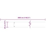vidaXL Robniki za trato 30 kosov Črna 20x103 cm Hladno valjano jeklo | Shoptok.si