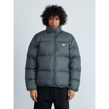 Nike Zimska jakna 'CLUB' grafit siva / bijela | shoptok.hr