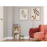 Marckeric Ciglasta/u prirodnoj boji biblioteka u dekoru hrasta 32x66 cm Lofty – | shoptok.hr