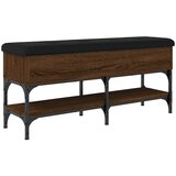  Klupa za cipele smeđa boja hrasta 102x32x45cm konstruirano drvo | Eponuda.ba