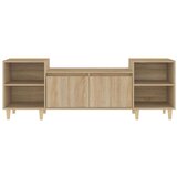 TV ormarić boja hrasta sonome 160x35x55 cm konstruirano drvo | shoptok.hr