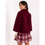 RUE PARIS Jacket-IT-KR-FL8159.24-burgundy Cene