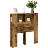  Uzglavni ormarić staro drvo 100x18,5x102,5 cm konstruirano drvo | shoptok.hr