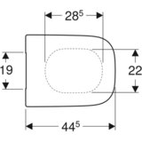 Geberit WC deska Selnova Square (501.556.01.1) | Shoptok.si