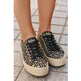 Lee Cooper Patterned Women's Platform Sneakers With Braiding | Shoptok.si