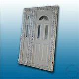 Hram 032 ulazna PVC vrata PVC dvokrilna vrata ukasrni panel 1300x2100