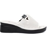 SEASTAR White openwork platform flip-flops | Shoptok.si