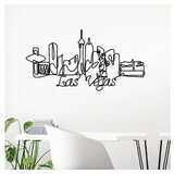 WALLXPERT dekorativni metalni zidni pribor las vegas crna boja Cene