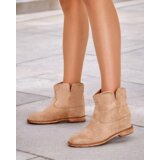 Resti Boots in cowboy style on a covered wedge Blueston | ePonuda.com