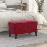 The Living Store Klop vinsko rdeča 70x35x41 cm žamet - Klop, (21836584) | Shoptok.si